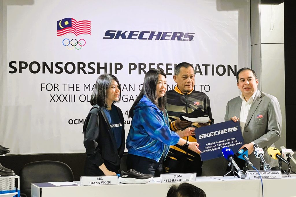 Skechers Official Footwear for Malaysian Contingent to Paris 2024 Olympic