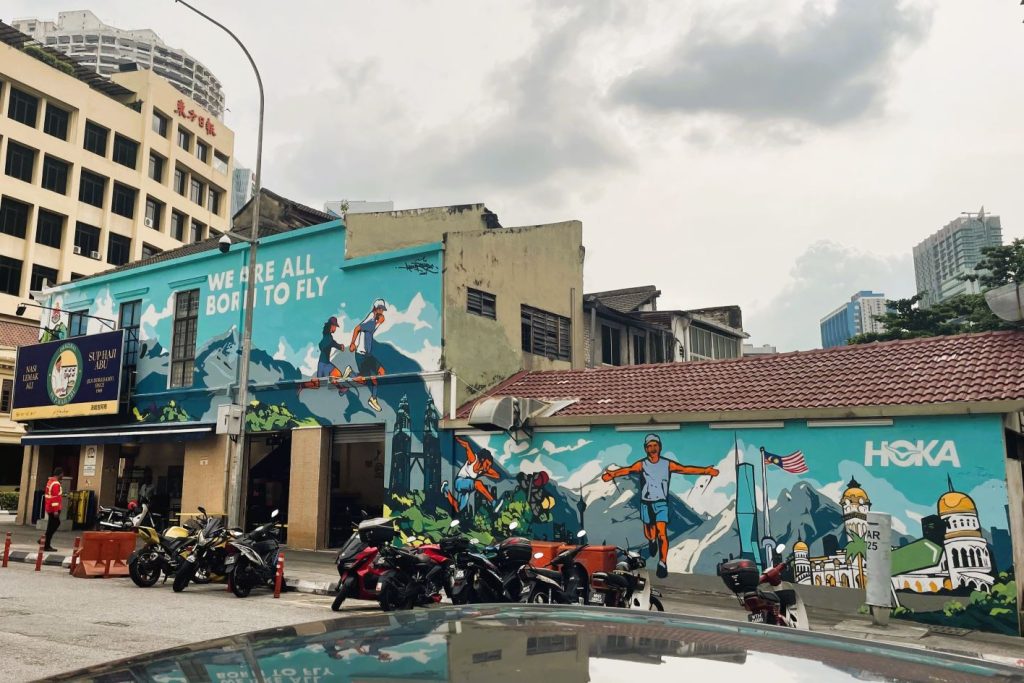 Hoka We Are All Born To Fly’ Mural