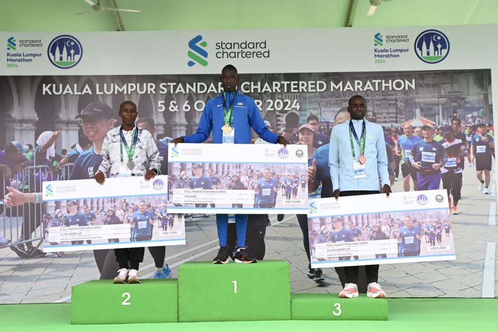 Kuala Lumpur Standard Chartered Marathon (KLSCM) 2024 Full Marathon Men's Open Winners