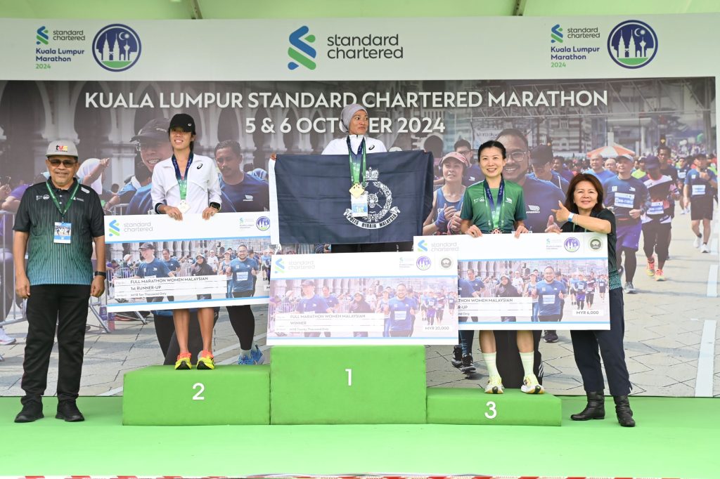 Kuala Lumpur Standard Chartered Marathon (KLSCM) 2024 Full Marathon Malaysia Women's Winners