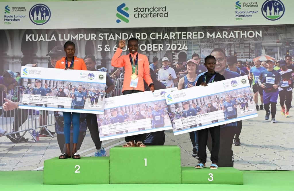 Kuala Lumpur Standard Chartered Marathon (KLSCM) 2024 Full Marathon Women's Open Winners