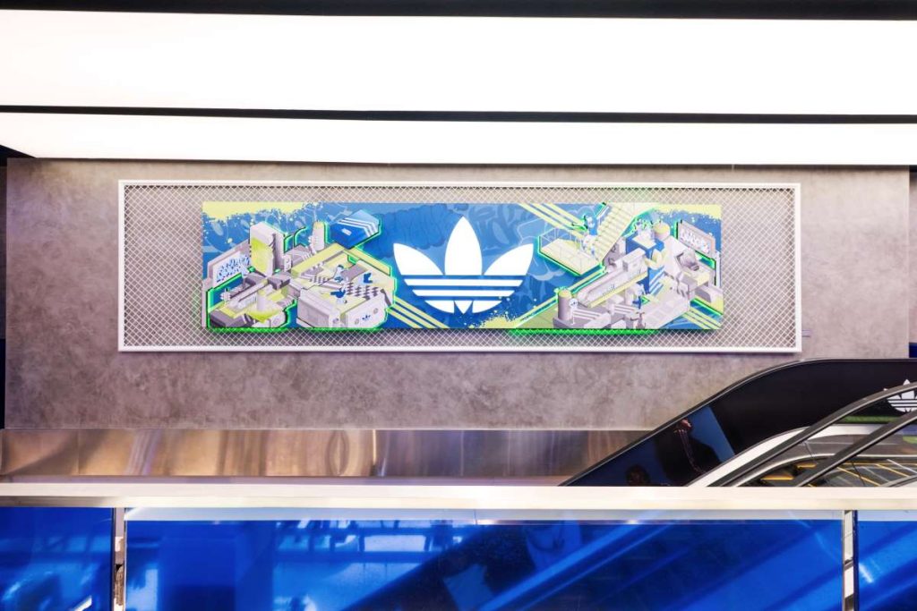 adidas Brand Center at Sunway Pyramid - Artpiece by AsmoeRoc