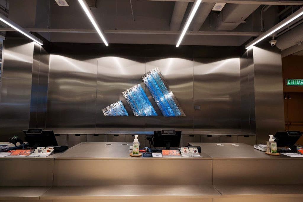 adidas Brand Center at Sunway Pyramid - Artpiece by Unreality Studio