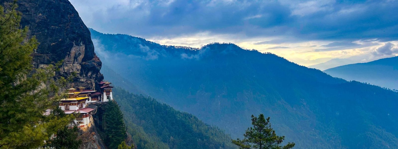 Golden sunrise illuminating and evaporating the snow